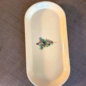 Fiesta Christmas tree 🎄  bread 🍞 plate 🍽